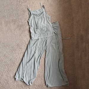 Boho tank top and pants set